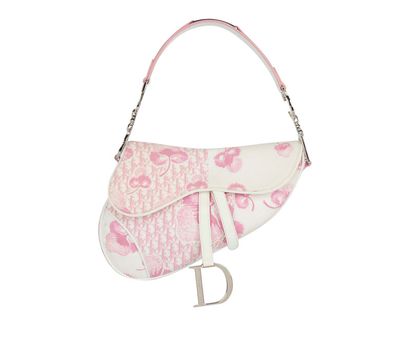 Cherry Blossom Saddle Bag, front view